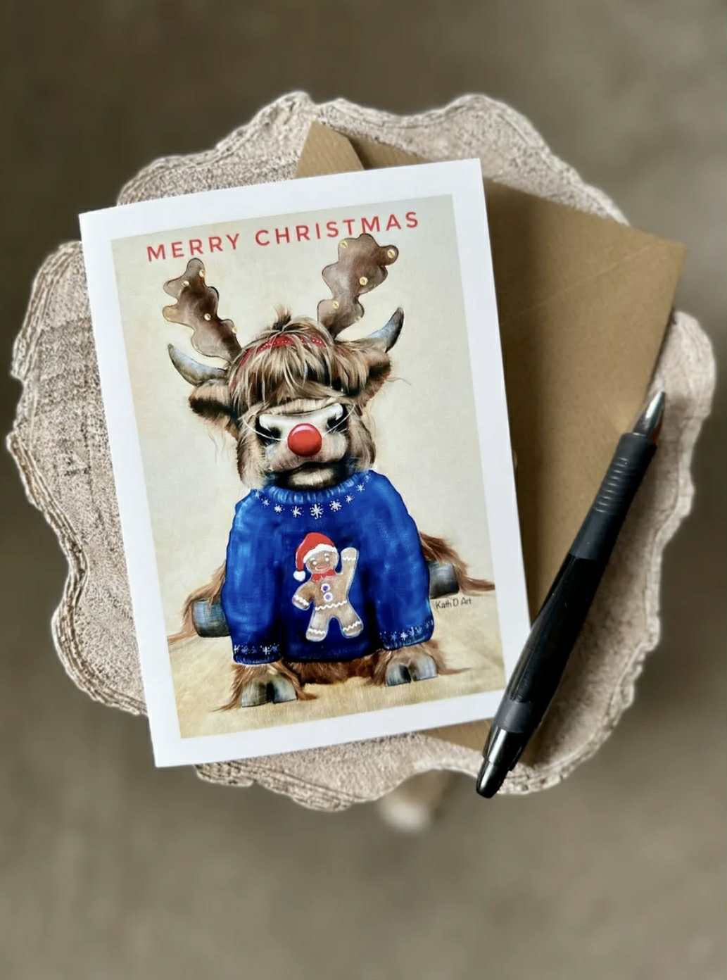 Moo Dolph Christmas Card