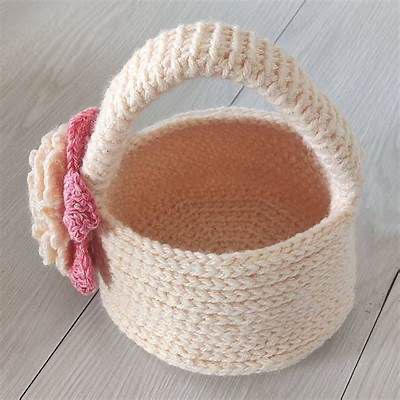Children's crochet: make a basket and flower: Wednesday 29th July: 2pm - 4pm