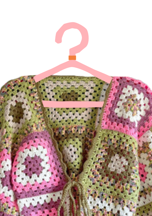 Adult (beginners) granny square fashion crochet: Sunday 31st May: 1.30pm - 5pm