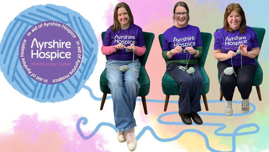 Crochet: make a flower & support Ayrshire hospice: Sunday 12th July: 2pm -4pm