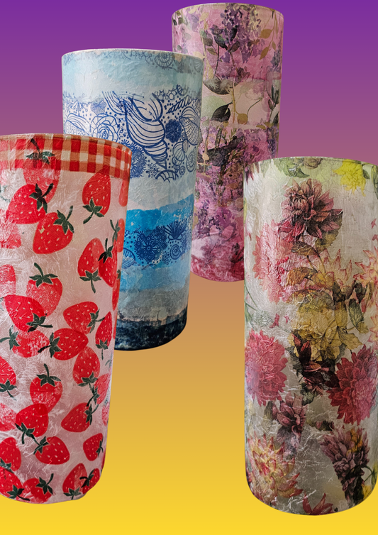 Decoupage a glass vase - Friday 22nd August - 6.30pm