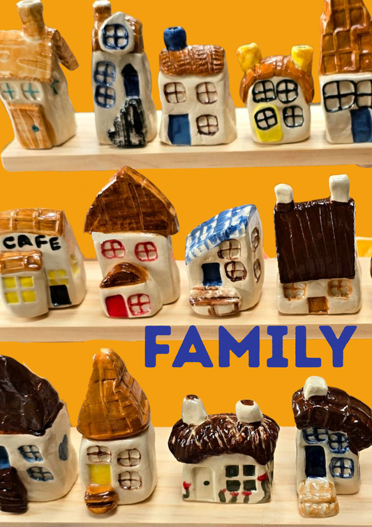 Make a mini village in Clay (Family workshop) - Monday 22nd September 6pm