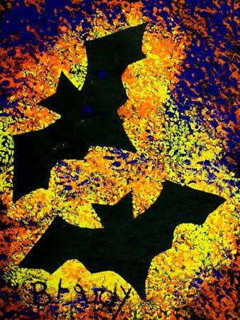 Children's (8+) Fun with paints workshop: make a Halloween poster: Friday 16th October: 2pm - 4pm