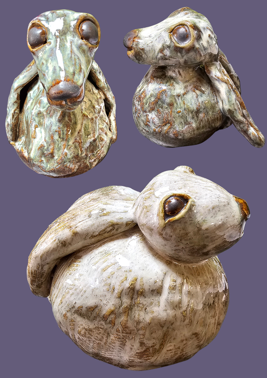 Adult (age 16+) pottery: Make a ceramic Hare: Saturday 15th August: 1.30pm - 4.30pm