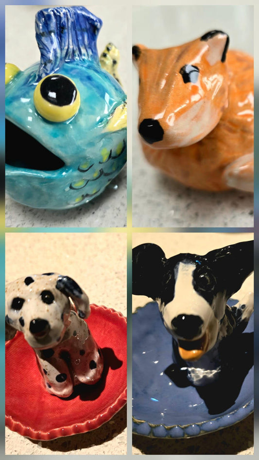 Children's pottery class: "Make your own pet" Saturday 9th May: 11.30am - 1.30pm
