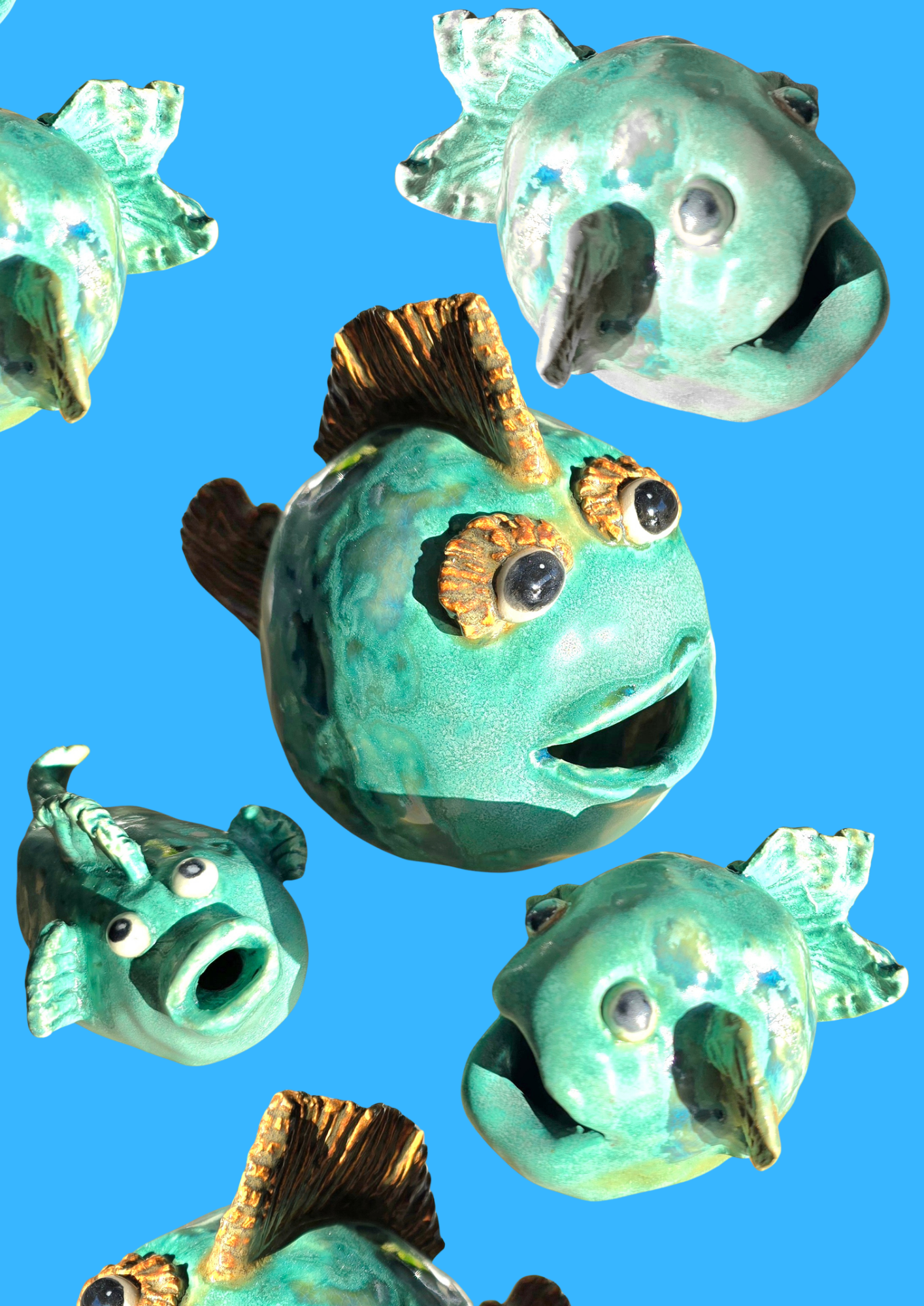 Children's pottery (age 6+): Make a sea creature: Wednesday 15th July: 11.30am - 1.30pm
